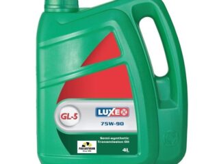 Масло трансмиссионное GL-5 75W90 транс.4л п/с LUXE