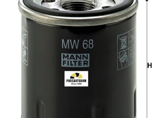 Фильтр масляный MANNMW 68 (мото)