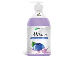 Жидкое мыло GRASS "Черника в йогурте" с дозатором 0,5л