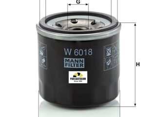 Фильтр масляный MANN W6018