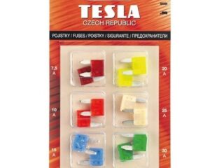 Набор предохранителей TESLA MINI вилочка (12шт) блистер F113