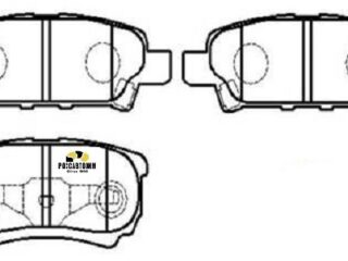 HP8302 Колодки тормозные дисковые