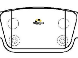 HP9971 Колодки тормозные дисковые