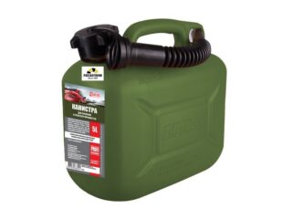 Канистра 3ton PROFI 5л ОЛИВКОВАЯ для топлива с крышкой и лейкой