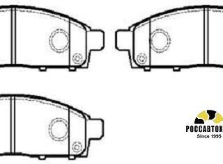 HP9293 Колодки тормозные дисковые