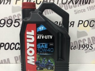 Масло моторное MOTUL ATV-UTV 4T Quad 10w-40 ( 4 L) 113921