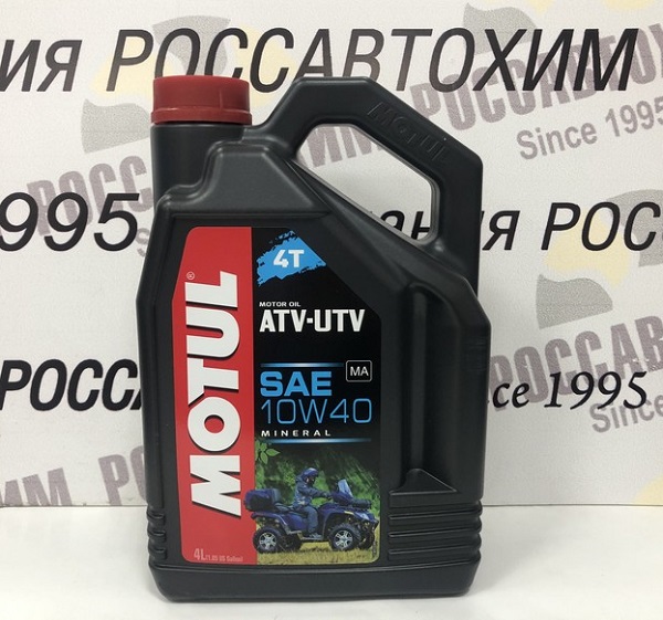 Масло моторное MOTUL ATV-UTV 4T Quad 10w-40 ( 4 L) 113921