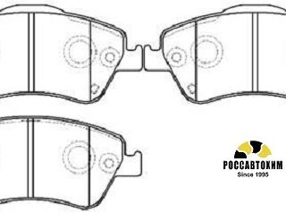 Колодки тормозные дисковые HSB HP5182