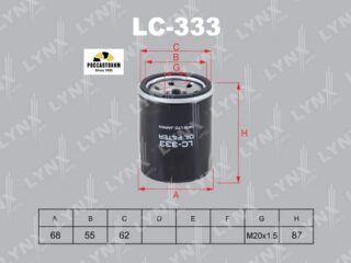 Фильтр масляный LYNXauto LC-333