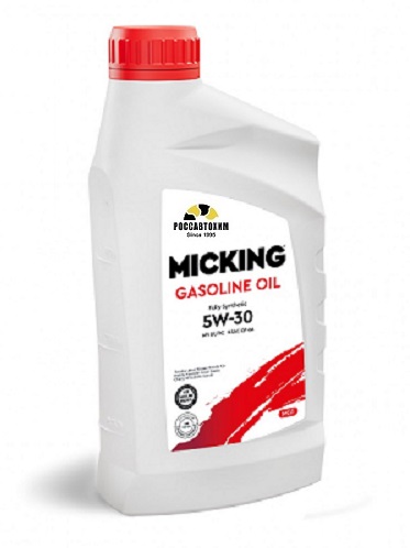 Масло моторное Micking Gasoline Oil MG1 5W30 синт. API SP/RC бензин 1л арт M2127
