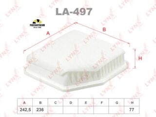 Фильтр воздушный LYNXauto LA-497