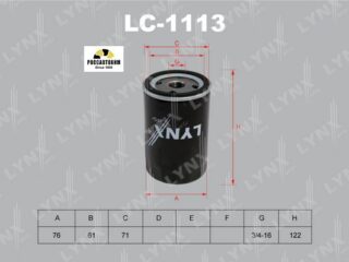 Фильтр масляный LYNXauto LC-1113