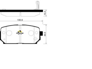 Колодки тормозные дисковые HSB HP1041