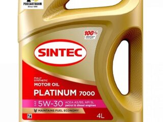Масло моторное SINTEC 5W30 Platinum 7000 A5/B5 4л