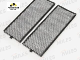 Фильтр салонный угольный MILES AFC2177 (2 штуки)