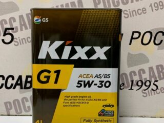 Масло моторное KIXX G1 5W30 A5/B5, SN синт. 4л