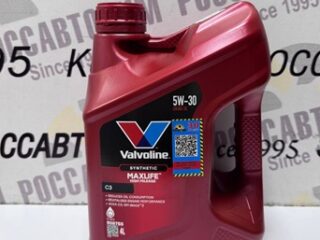 Масло моторное Valvoline MAXLIFE C3 SAE 5W30 4L 872368/908755