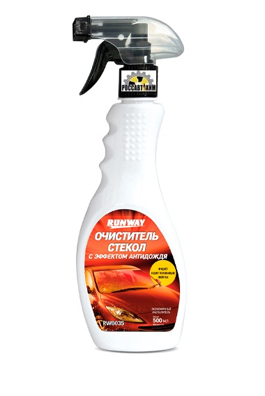 Средство для очистки стекол с эффектом антидождя 500мл RW6035