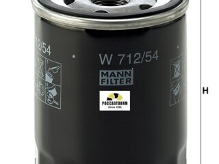 Фильтр масляный MANN W712/54