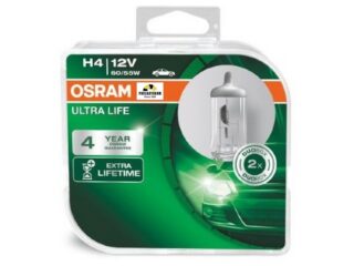 Лампа OSRAM H4 64193 ULT (Ultra Life) EURO-BOX 60/55 Вт, 2шт