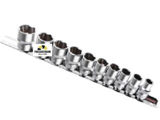 ЕРМАК Набор торцевых головок "Супер лок" (10шт.) 3/8" 8-19мм /736-115/