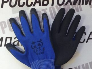 Перчатки нейлоновые с обливом "Грейфер-Люкс" /0062/