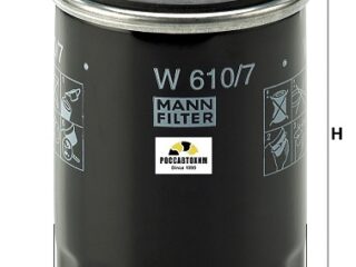 Фильтр масляный MANN W610/7