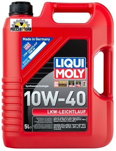 Масло моторное LIQUI MOLY LKW-Leichtlauf-Motoroil 10W40 5л 1185/8026
