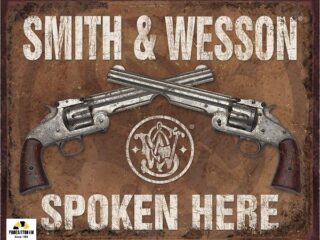 1849 S&W Spoken Here картинка металл.оригинал