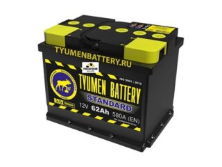 АКБ ТЮМЕНЬ Standart 62 А/ч п/п 6СТ-62L