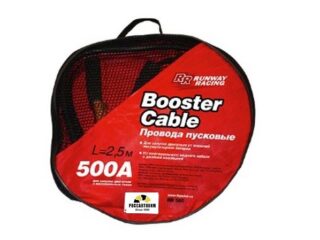 Провода прикуривателя 500А RUNWAY (в сумке) RR500