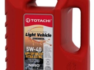 Масло моторное TOTACHI NIRO LV Synthetic 5W40 SP/SN/CF, A3/B4 синт. 4л