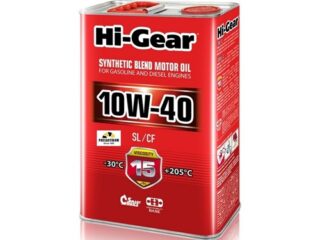 Масло моторное HI-GEAR 10W40 SL/СF (4 л) п/синт. HG1114
