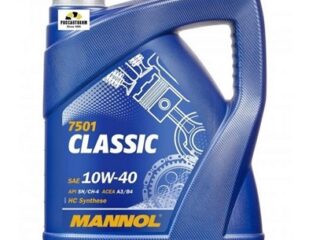 Масло моторное MANNOL 10W40 Classic 5л SN/CF п/с