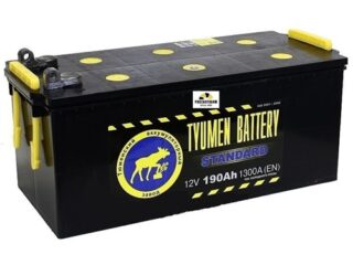 АКБ ТЮМЕНЬ Standart 190 Ач п/п 6СТ-190L (болт)