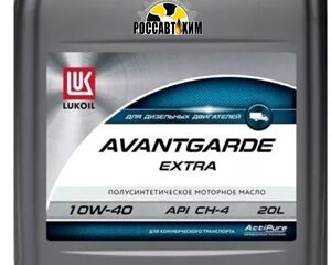 Масло моторное Лукойл-Авангард  Экстра 10W40 20л п/с  (пласт. канистра)