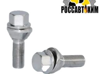 Болт М12*28*1,5 колесный, конус (S=17, Lобщ=55мм, хром) 11604