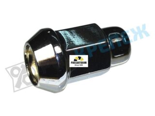 Гайка М12*1,25 колесная закрыт (S=19, L=35мм, хром)  19698