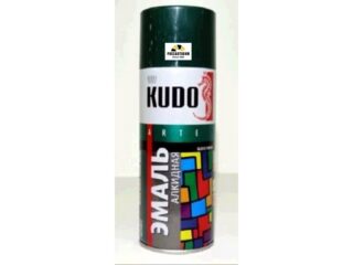Краска аэрозоль "KUDO" темно-зеленая (520 мл) KU-1007