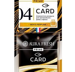 752 Ароматизатор AURA FRESH PRIME CARD №4 (23143)