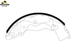 HS1021 Колодки тормозные барабанные