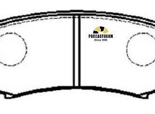 Колодки тормозные дисковые HSB HP5037