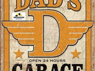 1894 DAD`S Garage картинка металл.оригинал