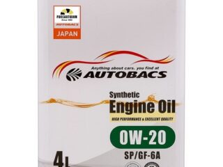 Масло моторное AUTOBACS ENGINE OIL SYNTHETIC 0W20 SP/GF-6A / (4л) Сингапур