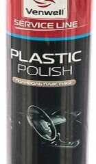 Venwell Полироль пластика New Car / матовый эффект  750мл ( аэрозоль )