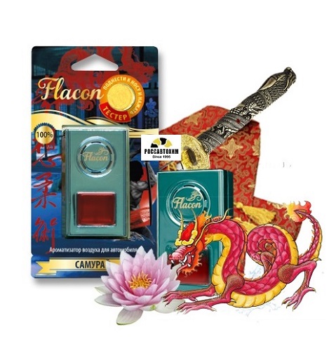 568/9 Ароматизатор на дефлектор 'FLACON' (6мл) Самурай