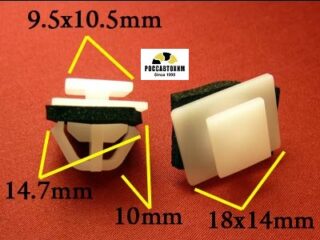 1687 Автокрепеж для Hyundai, Kia