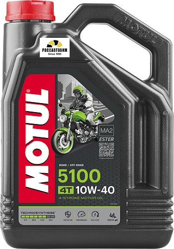 Масло моторное MOTUL 5100 4T 10w40 4л /112859/