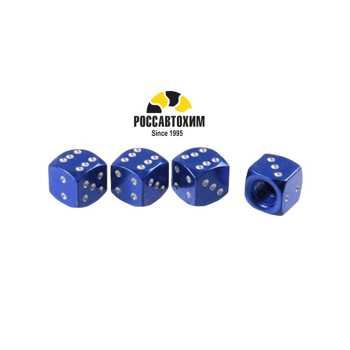 Колпачок камеры TORSO кубик, синие, набор 4 шт 2630109