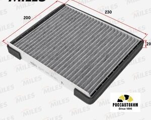 Фильтр салонный угольный MILES AFC1295